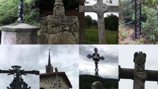 Les croix du hameau de Saint Julien d'Ance